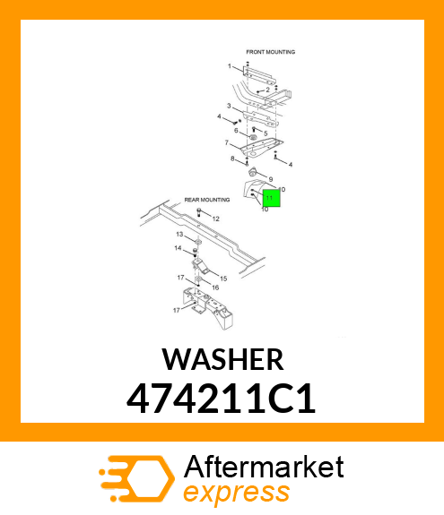 WASHER 474211C1