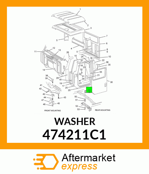 WASHER 474211C1