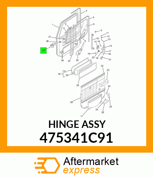 HINGE 475341C91