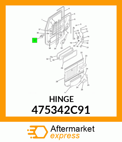 HINGE 475342C91