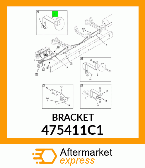 BRACKET 475411C1