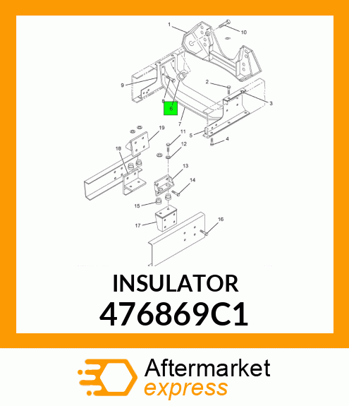 INSULATOR 476869C1