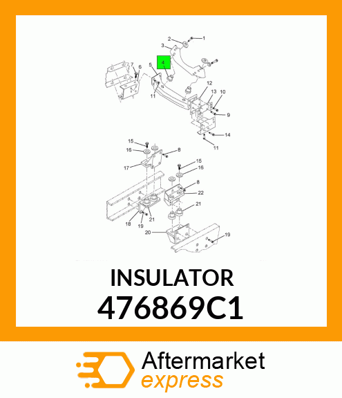 INSULATOR 476869C1