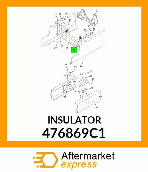 INSULATOR 476869C1