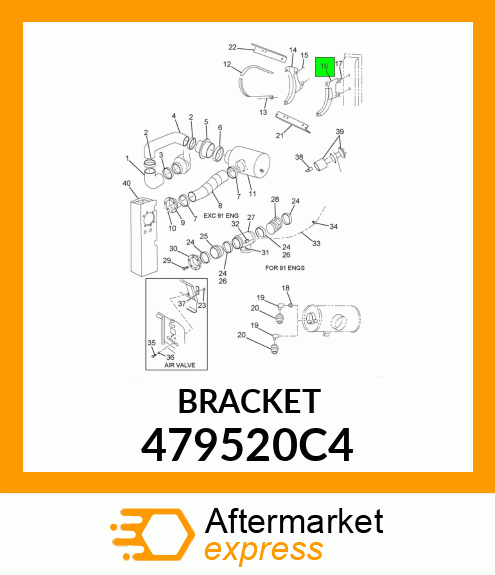 BRACKET 479520C4