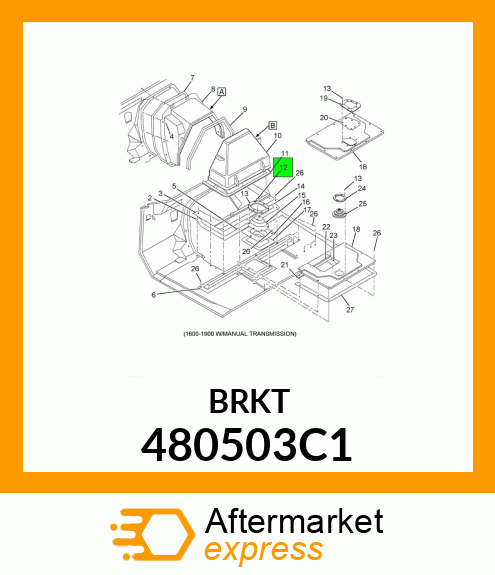 BRKT 480503C1