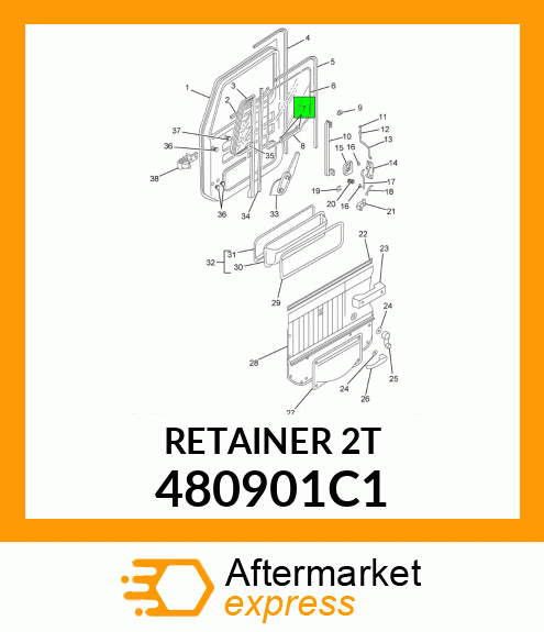 RETAINER 480901C1