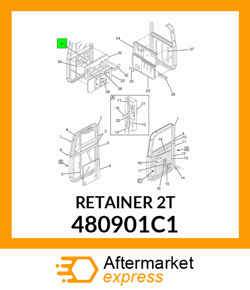 RETAINER 480901C1