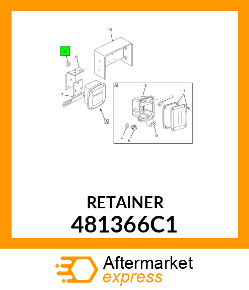 RETAINER 481366C1