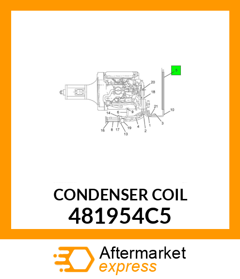 CONDENSERCOIL 481954C5