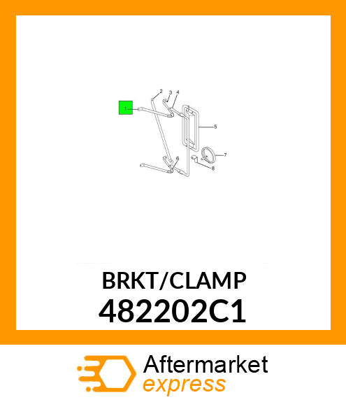 BRKT/CLAMP 482202C1