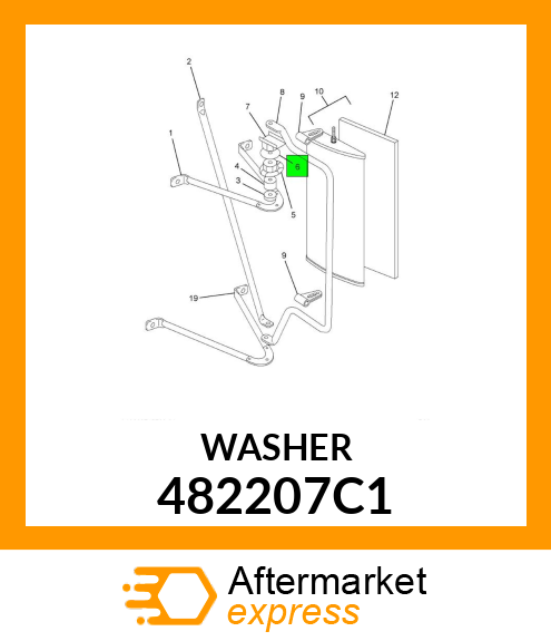 WASHER 482207C1