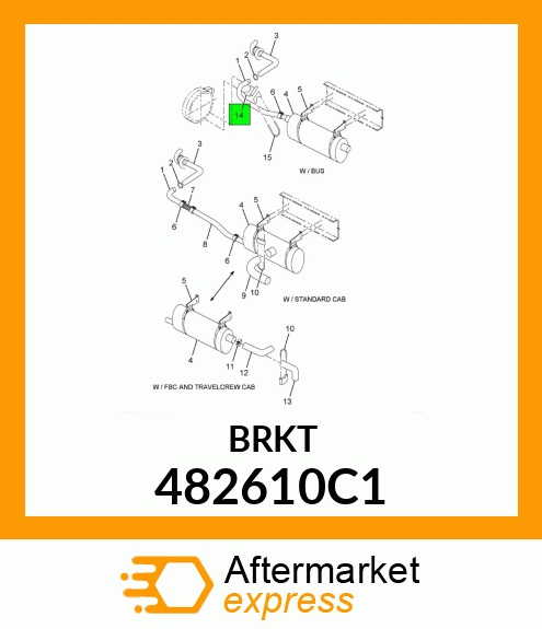 BRKT 482610C1