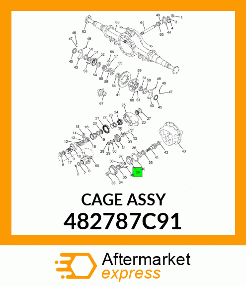 CAGE_ASSY 482787C91