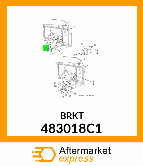 BRKT 483018C1