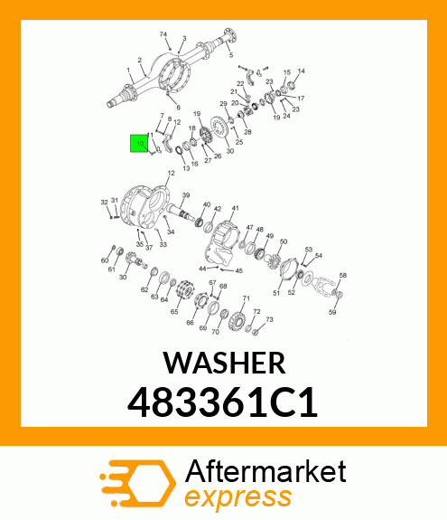 WASHER 483361C1