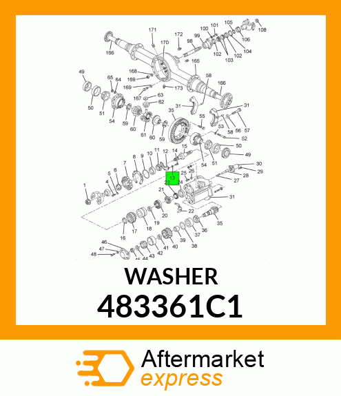 WASHER 483361C1