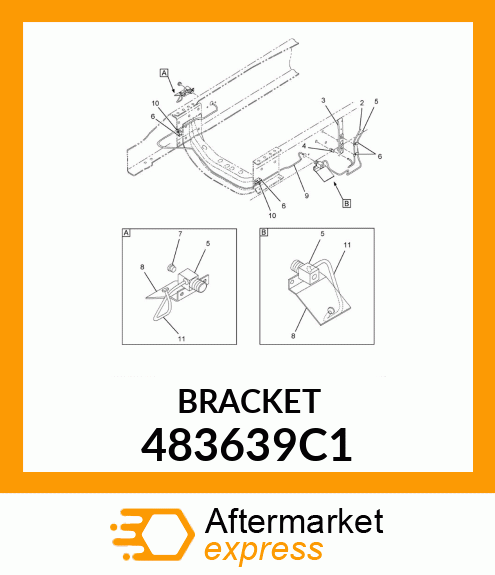 BRACKET 483639C1