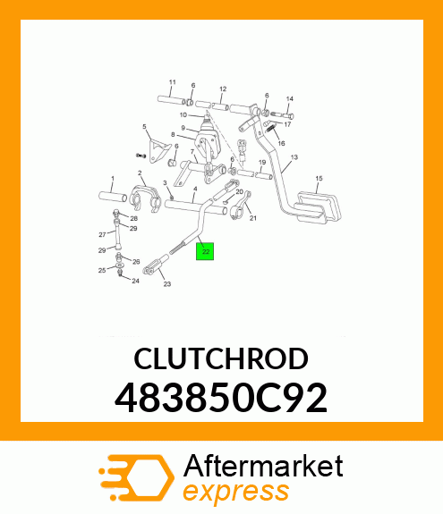 CLUTCHROD 483850C92
