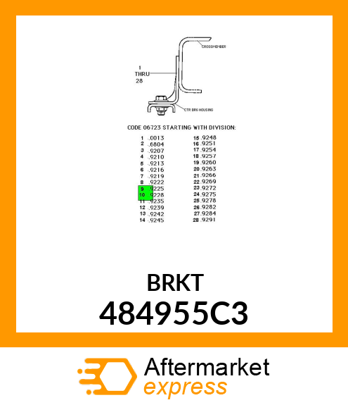 BRKT 484955C3