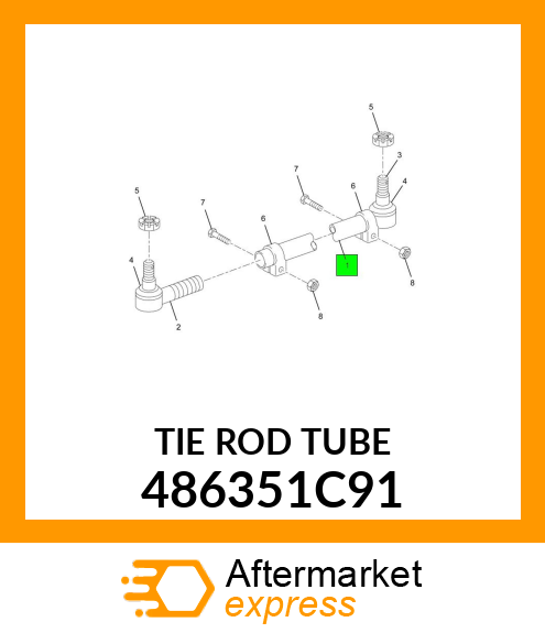 TIE_ROD_TUBE 486351C91