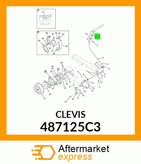 CLEVIS 487125C3