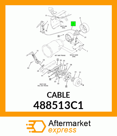 CABLE 488513C1