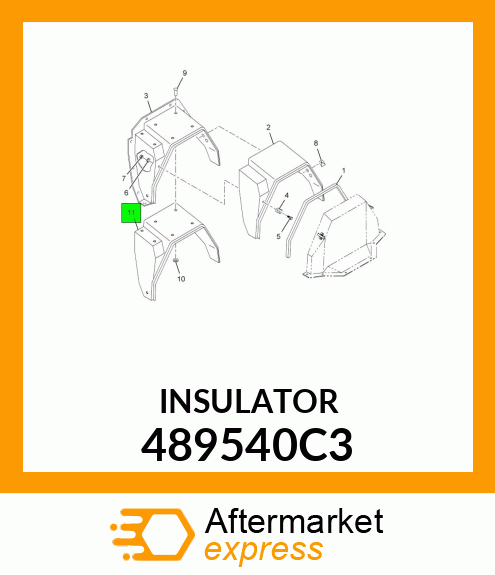 INSULATOR 489540C3