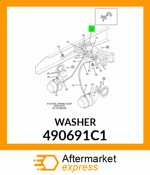 WASHER 490691C1