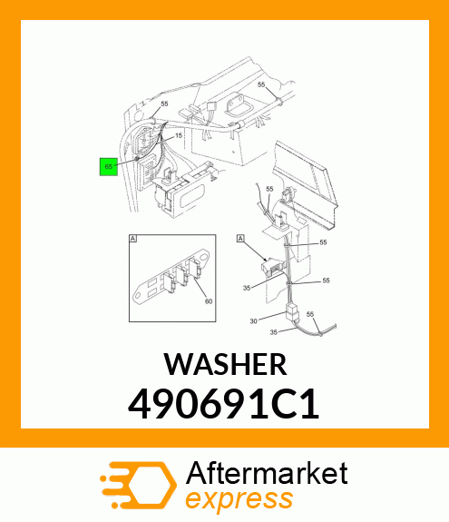 WASHER 490691C1