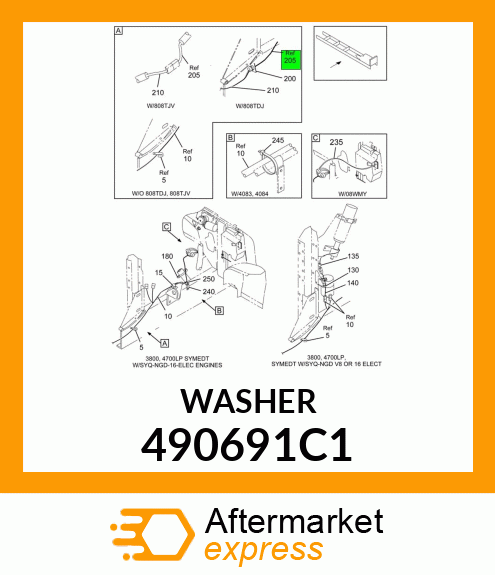 WASHER 490691C1