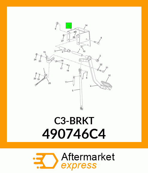 C3-BRKT 490746C4