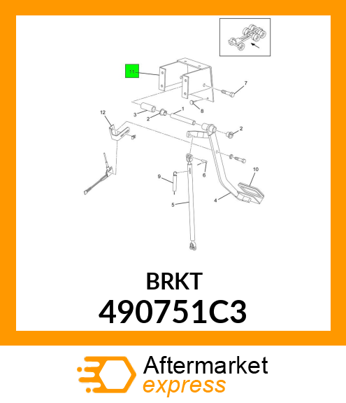 BRKT 490751C3