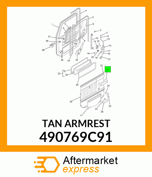 TANARMREST 490769C91