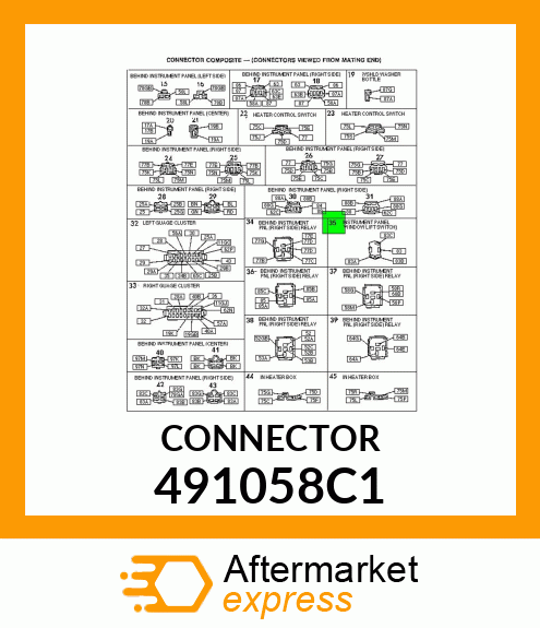 CONNECTOR 491058C1