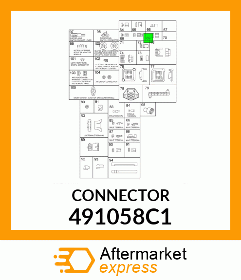 CONNECTOR 491058C1