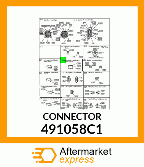 CONNECTOR 491058C1