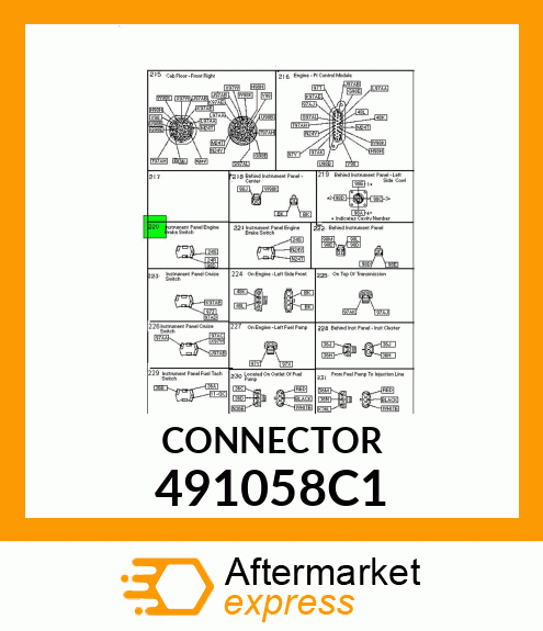 CONNECTOR 491058C1