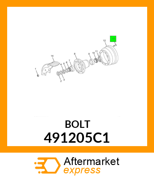 BOLT 491205C1