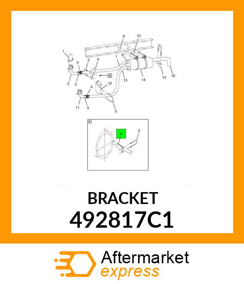 BRACKET 492817C1
