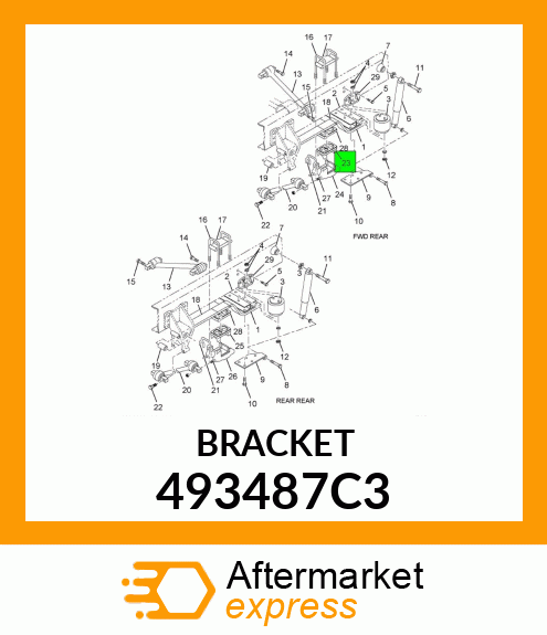 BRACKET 493487C3