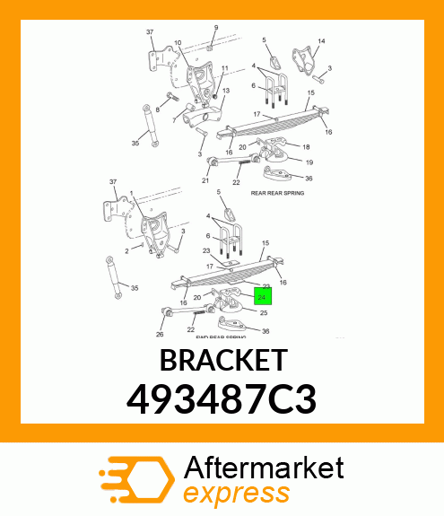 BRACKET 493487C3