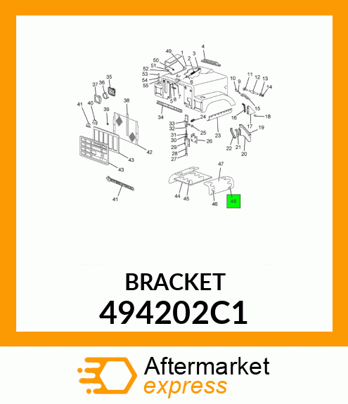 BRACKET 494202C1
