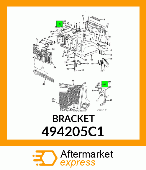 BRACKET 494205C1