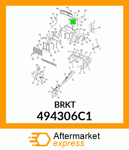 BRKT 494306C1