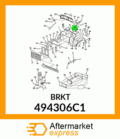 BRKT 494306C1