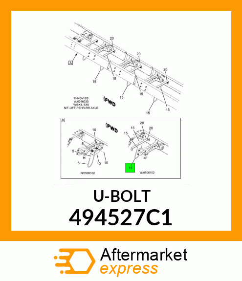 U-BOLT 494527C1