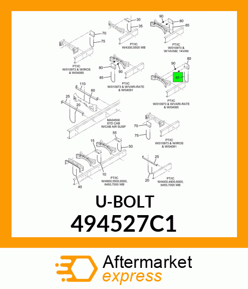 U-BOLT 494527C1