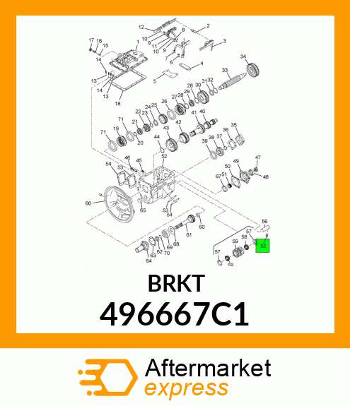 BRKT 496667C1