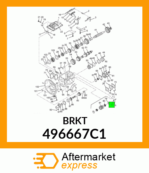 BRKT 496667C1